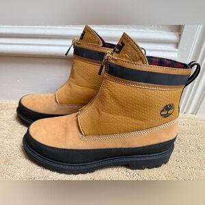 EUC Timberland Heritage Modern Zip 6in Boots Size 8, in Wheat Nubuck Colorway
